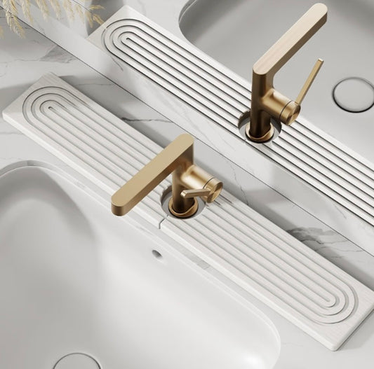 Stone Faucet Mat – Quick-Dry Sink Mat