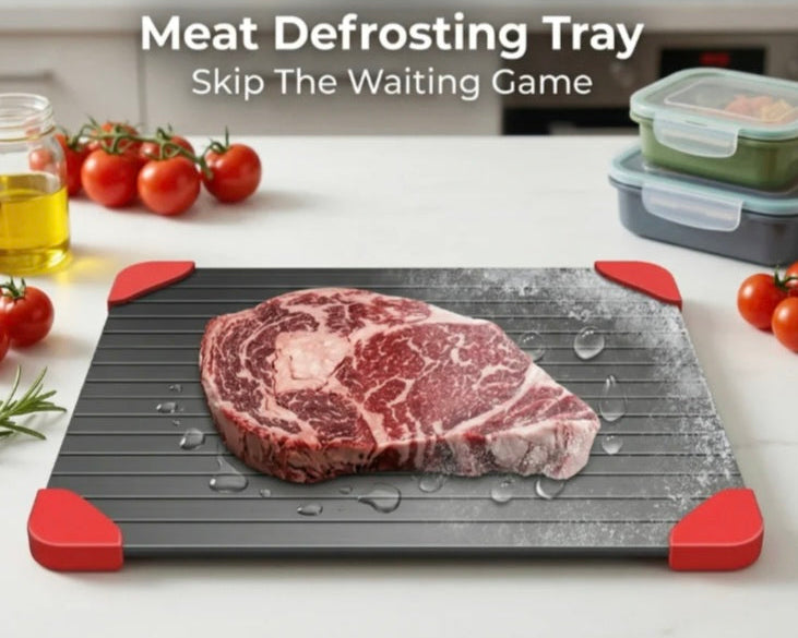 Rapid Defrost Tray – Thaw Meat in Minutes