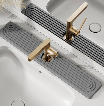 Stone Faucet Mat – Quick-Dry Sink Mat