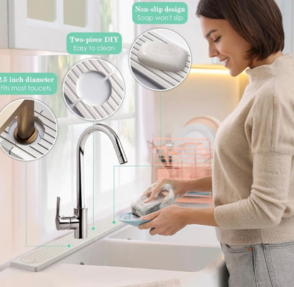 Stone Faucet Mat – Quick-Dry Sink Mat